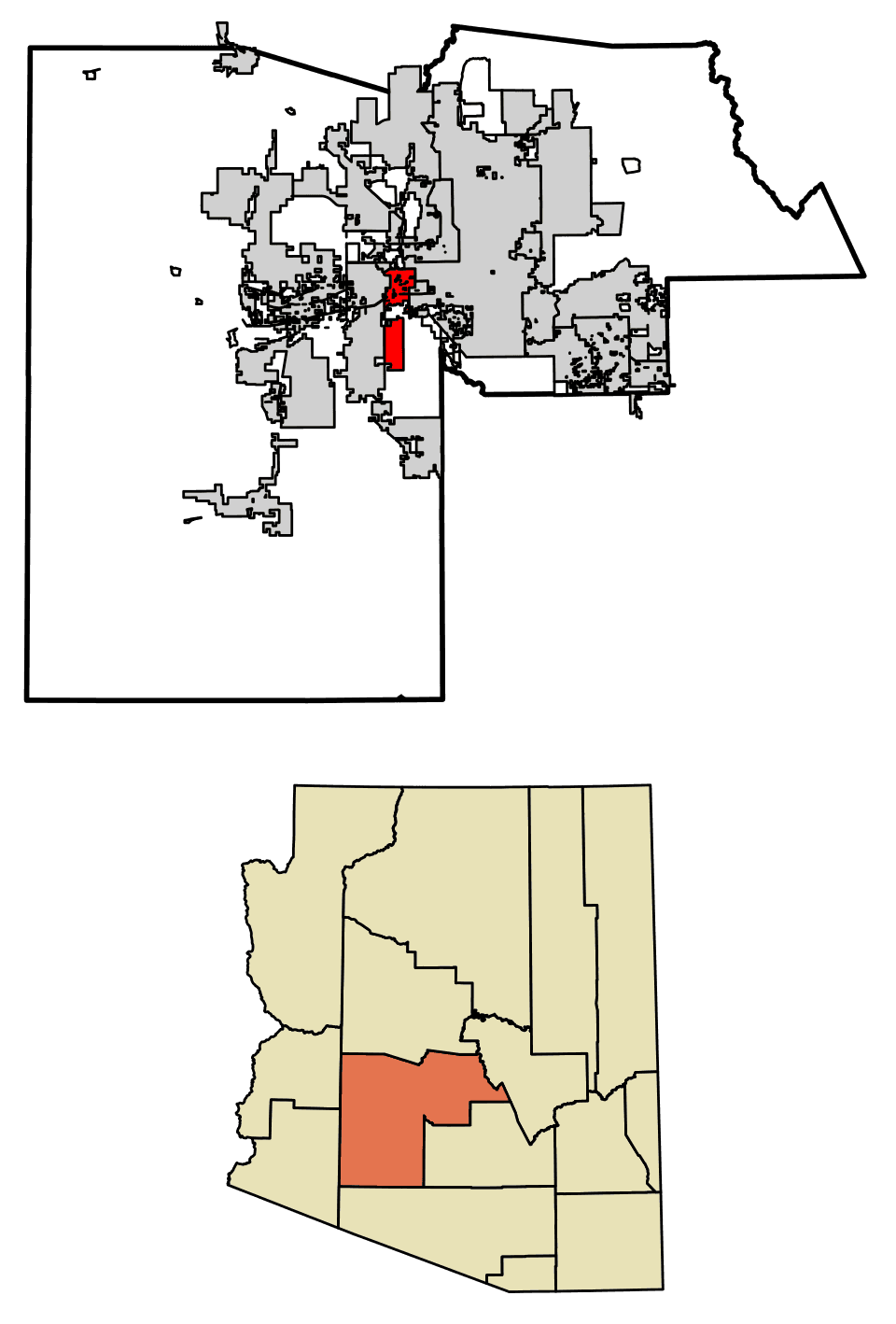 Locations in Avondale